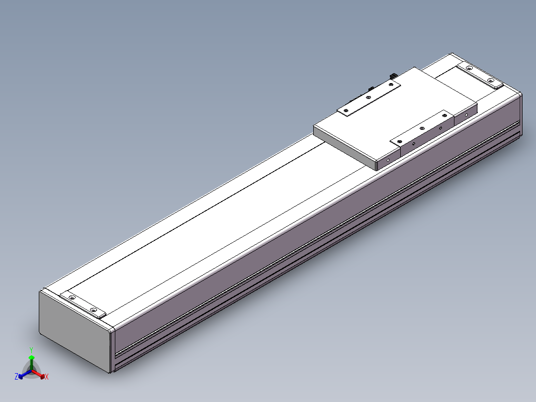 精密模组MC140-L05-450-M-M200-C4正等轴测图