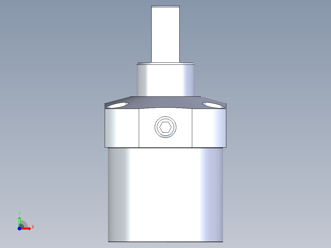 KOSMEKLG0900-Gx-P多系列多零件图纸模型前视图