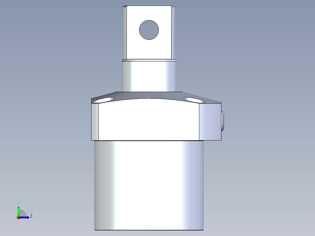 KOSMEKLG0900-Gx-P多系列多零件图纸模型左视图