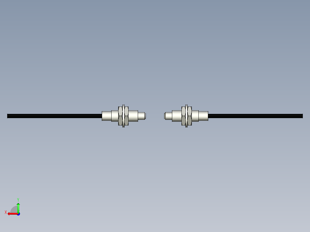 光纤元件对射型FT-D610后视图