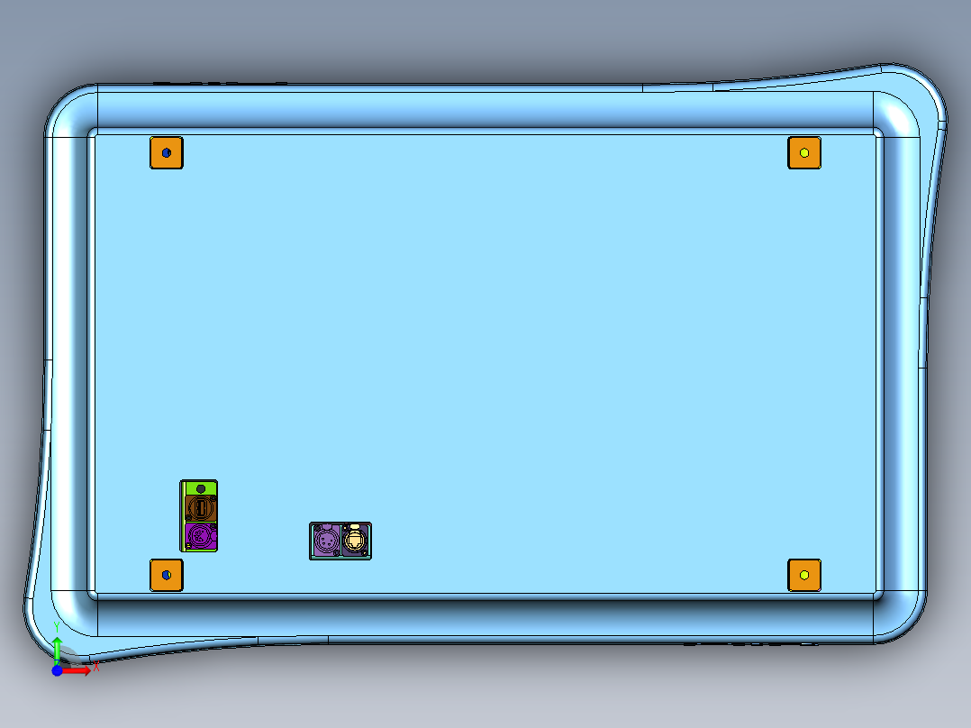 医疗保健自动挂接和拖动推车移动机器人前视图