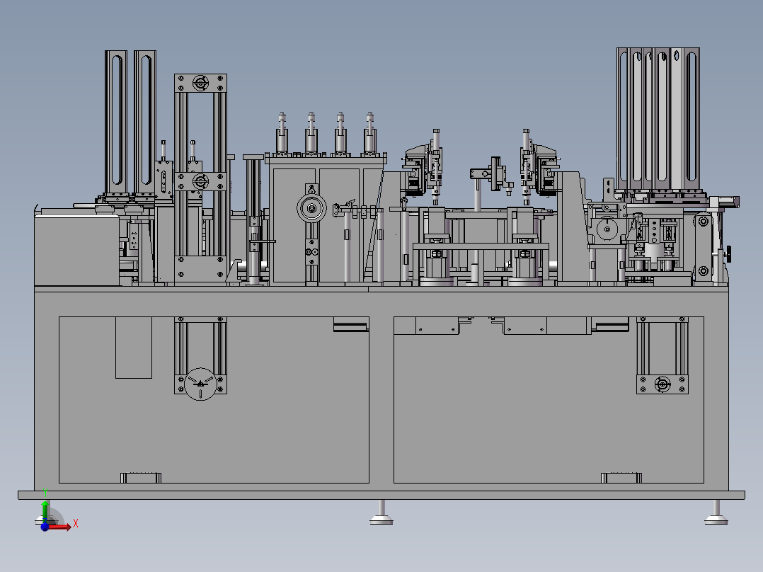 智能卡贴芯片封装机前视图