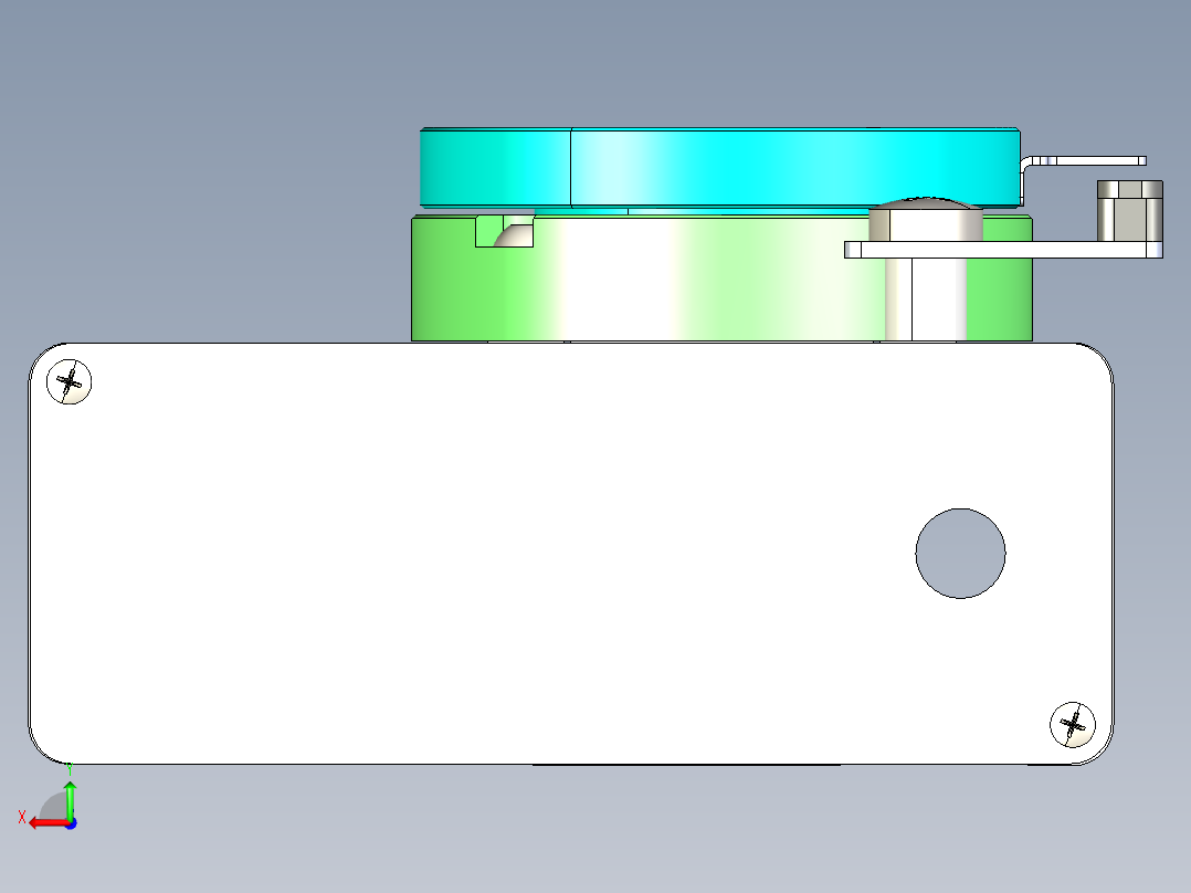威洛博LNR电动转台LNR50-H-k-S-N后视图