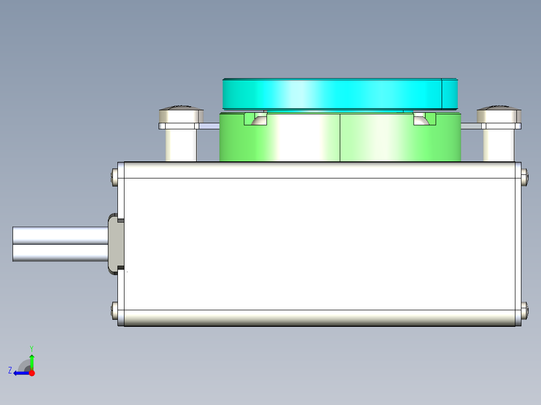 威洛博LNR电动转台LNR50-H-k-S-N右视图