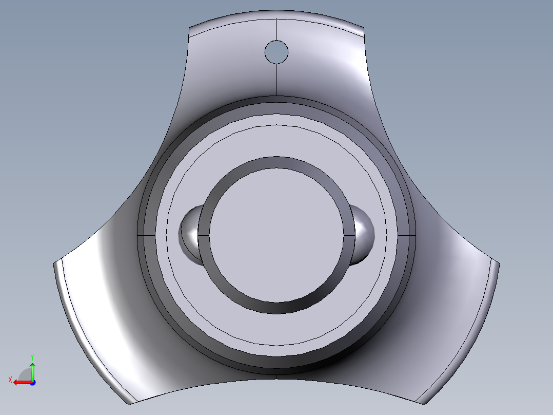 定位扣件2238-3D多系列多零件图纸模型后视图