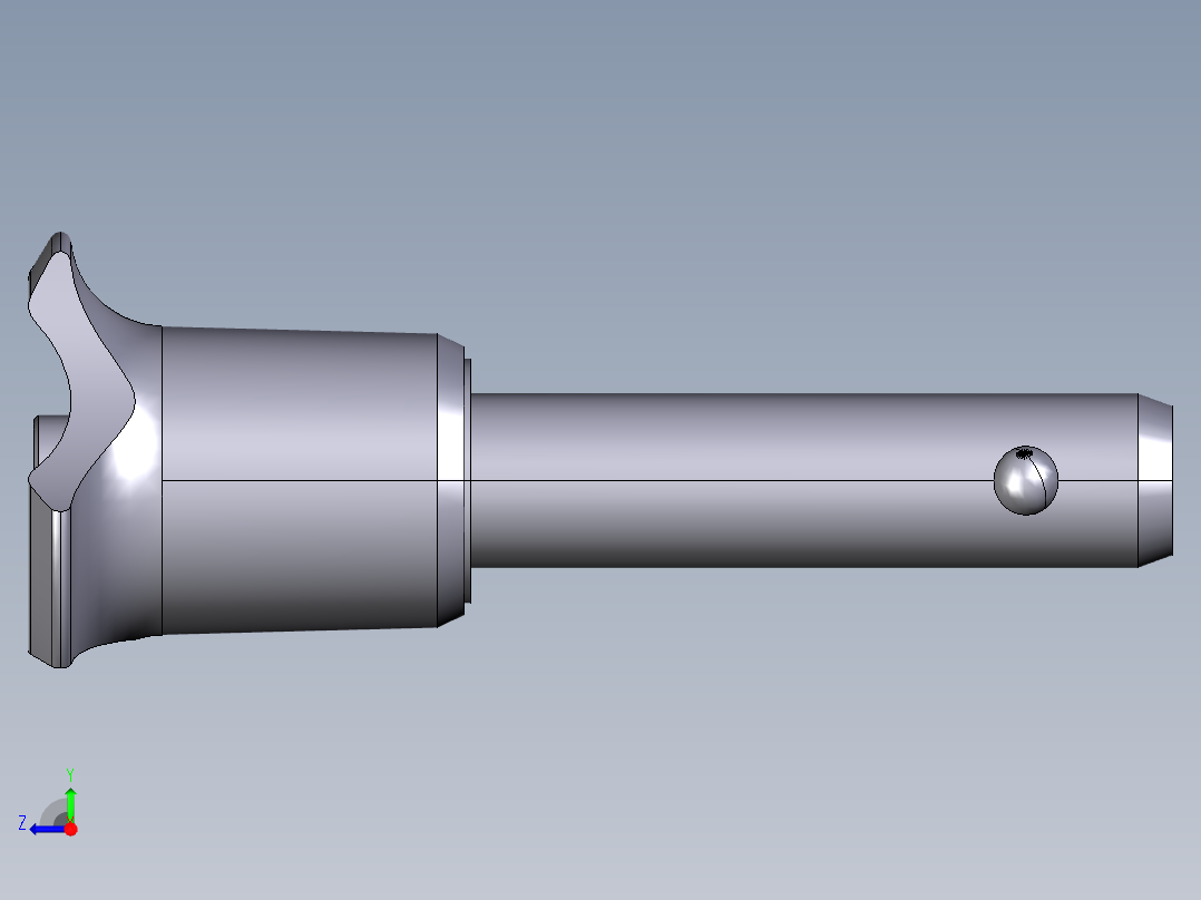 定位扣件2238-3D多系列多零件图纸模型右视图