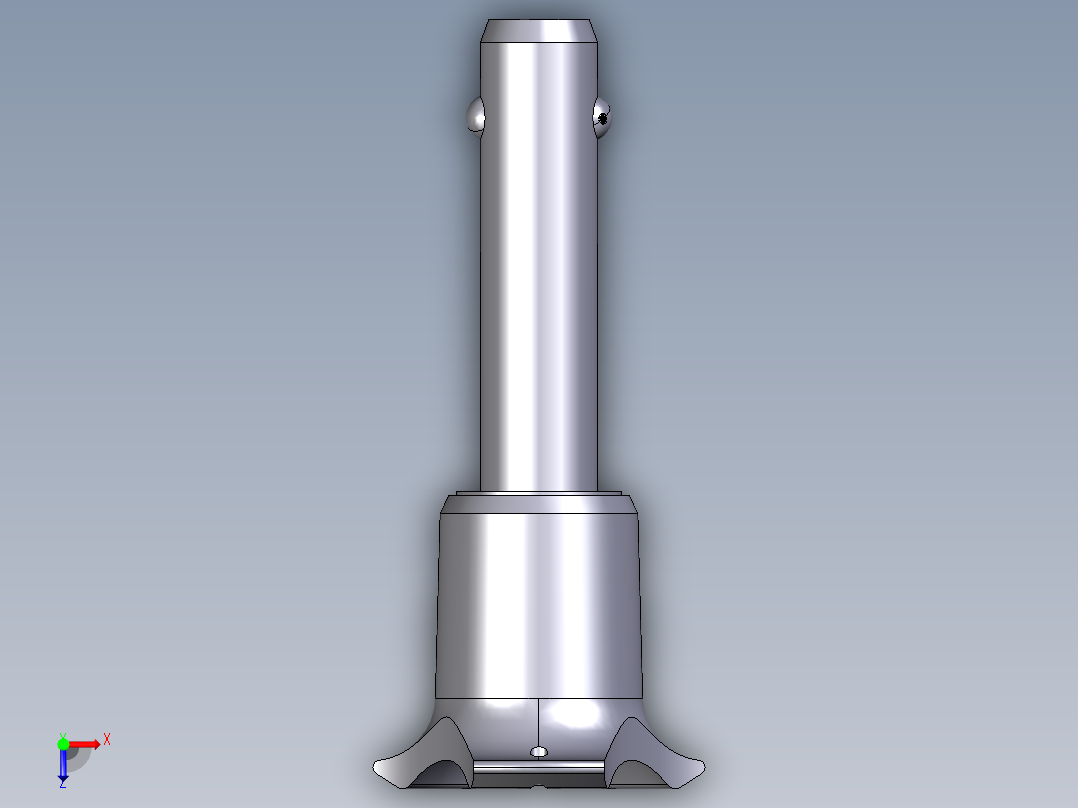 定位扣件2238-3D多系列多零件图纸模型俯视图