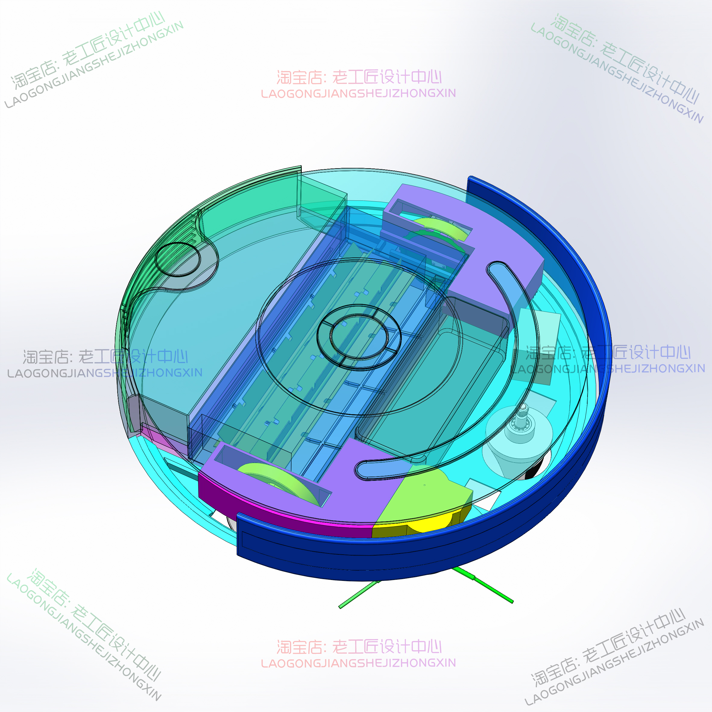 045--10套扫地机器人图纸