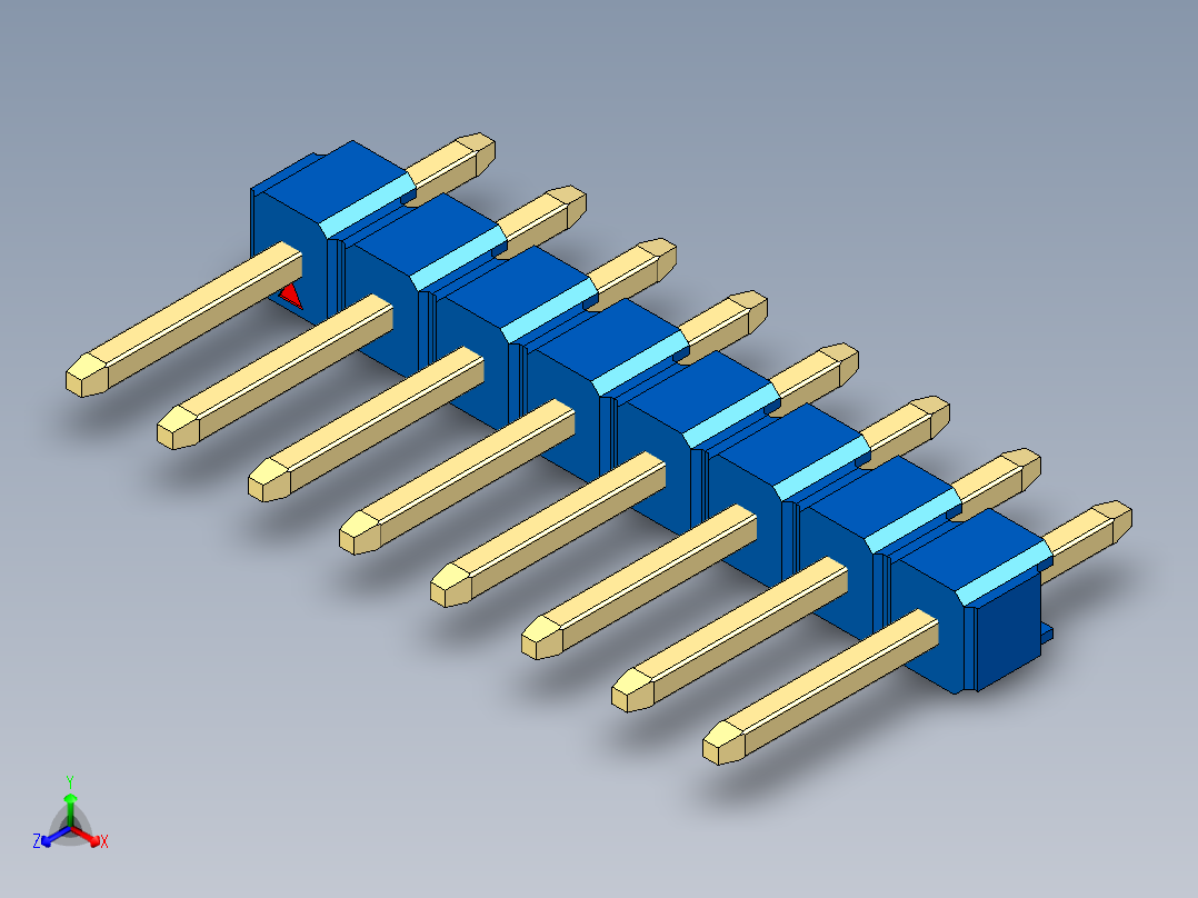 彩色公头100mil（2.54mm）系列-DS1021_blue_1x08p_100mil_Type1_rev1.0