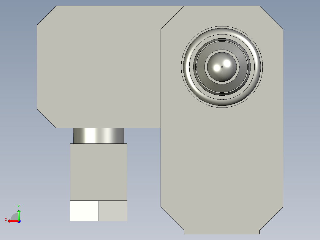 基恩士GT-A22_kc图纸模型后视图