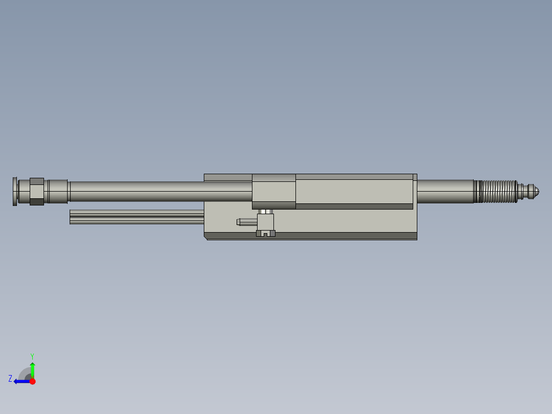 基恩士GT-A22_kc图纸模型右视图