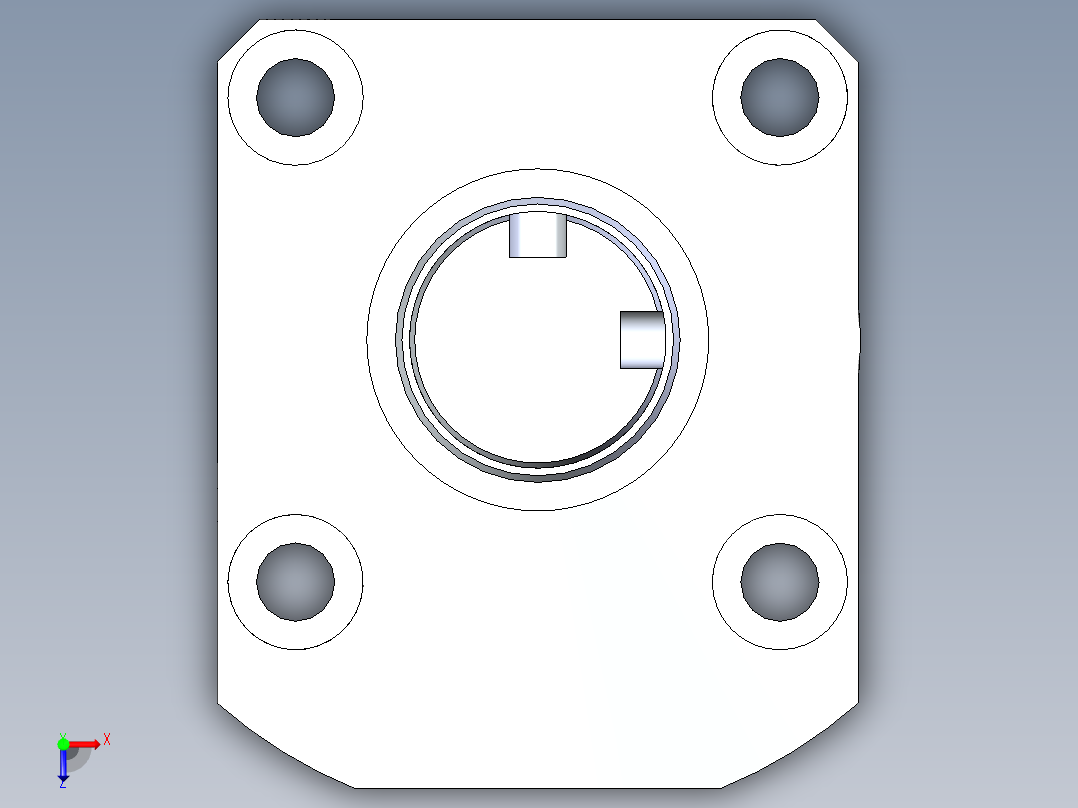 KOSMEKLT0400-GL-F多系列多零件图纸模型多系列多零件图纸模型俯视图