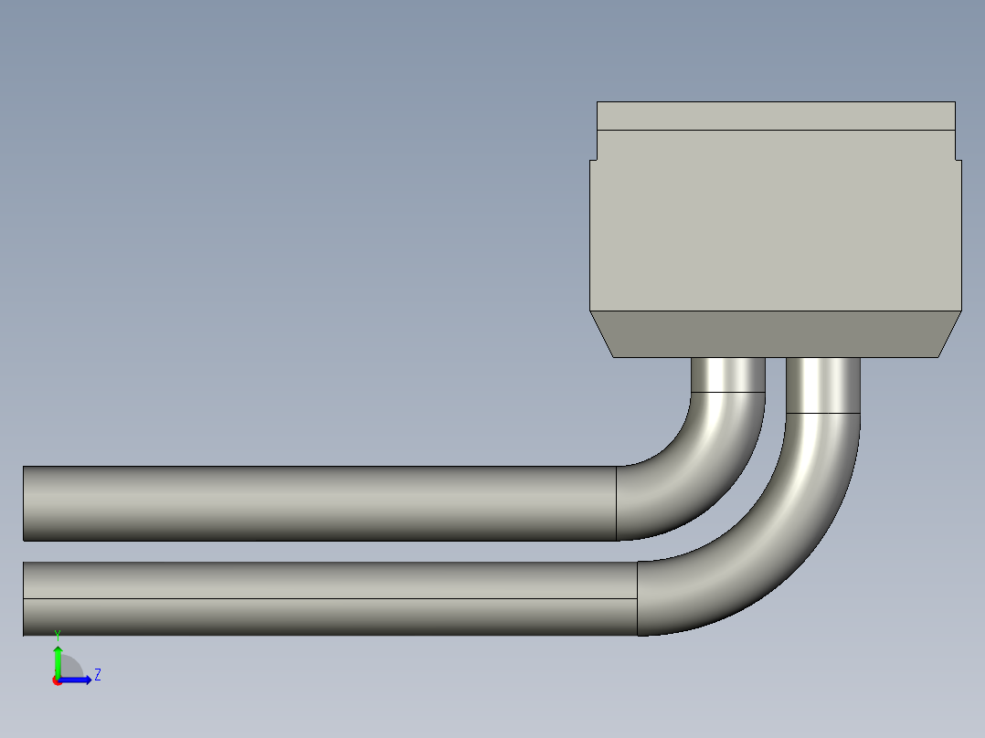 基恩士PX-10C(P)_connector_1_kc图纸模型左视图