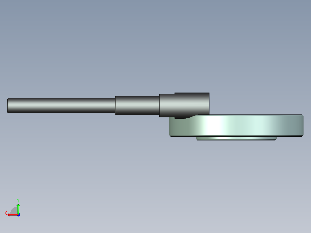 迷你加工中心刀库后视图