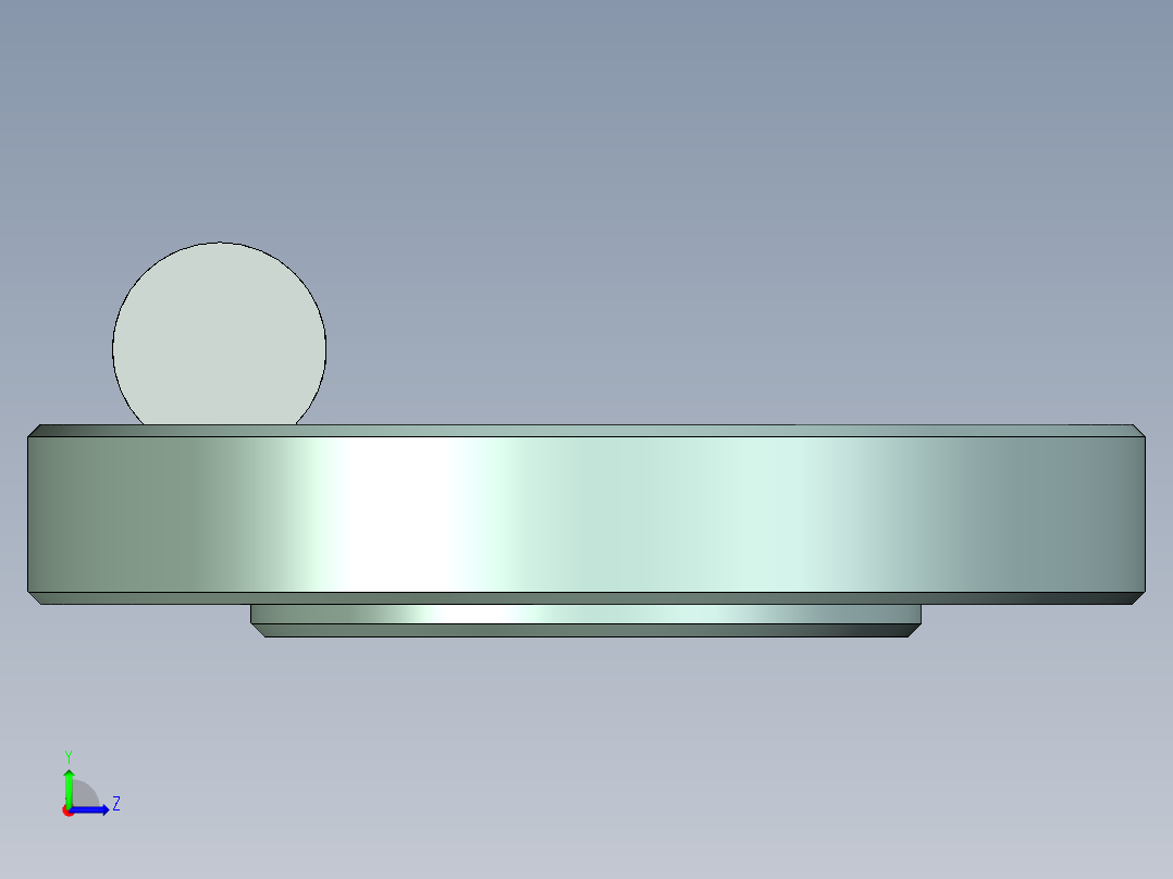 迷你加工中心刀库左视图