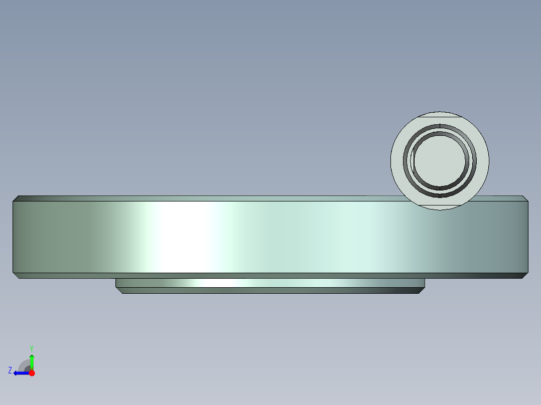迷你加工中心刀库右视图