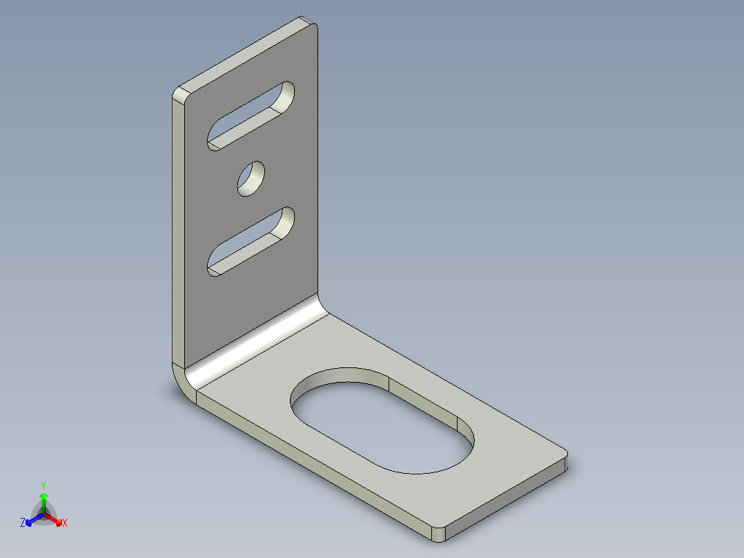 光电_激光传感器LR12_安装支架正等轴测图