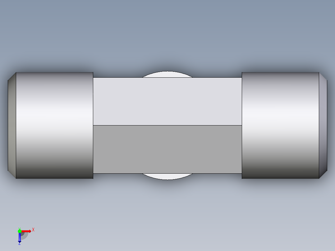 卡套式工业通用硬管接头EO_Male_stud_run_tee_TE06LLR71X俯视图