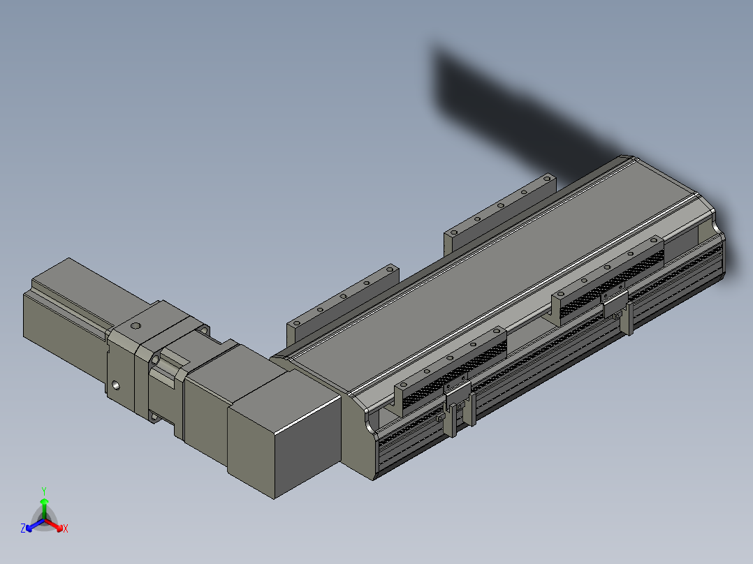直线模组LHB17-L40-S200-R(B)设计图纸