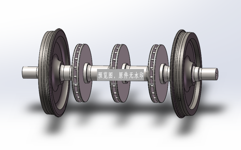 CRH3 CRH380非动力转向架（拖车转向架）sw16可编辑