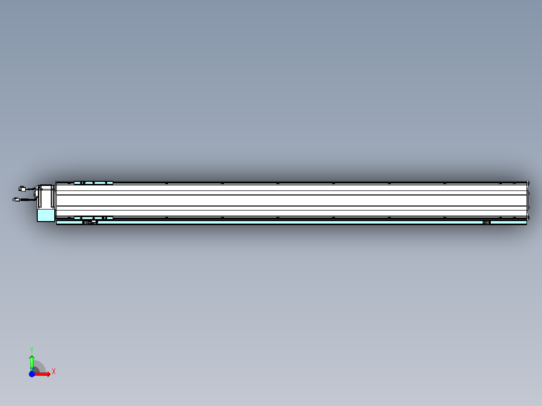 威洛博VBF同步带传动一般环境VBF14-L45-S1400-BLU-ZP40-C3前视图