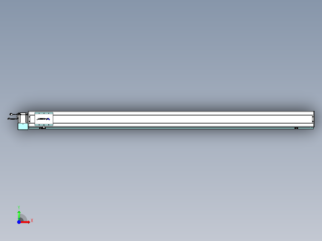 威洛博VBC同步带传动一无尘环境VBC14-L45-S2200-BLU-ZP75-C3前视图