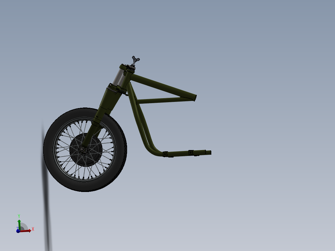 <span style='color: red'>摩托车</span>项目前叉总成