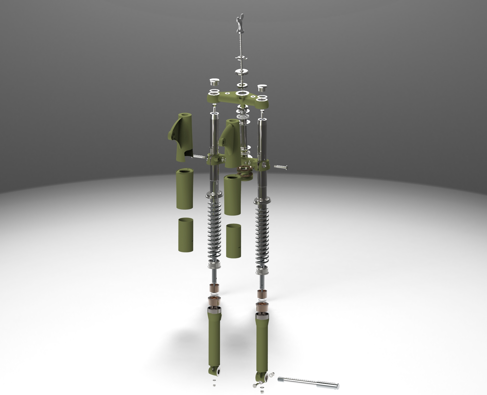 摩托车项目前叉总成