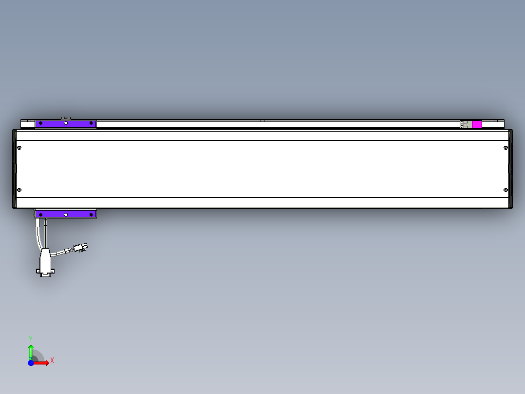 威洛博VL系列3d模型模组VL14S1Y-S700前视图