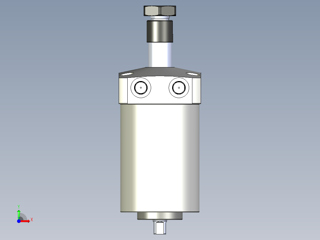 KOSMEKWHE1600-2ARD多系列多零件图纸模型前视图
