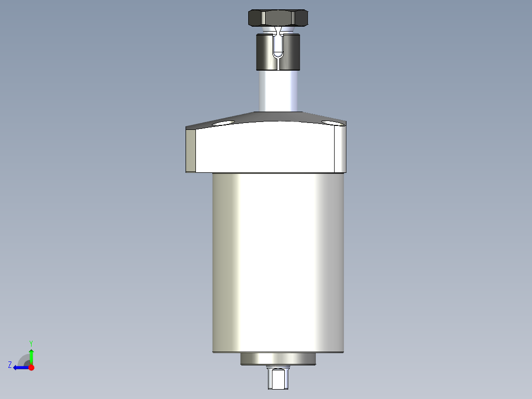 KOSMEKWHE1600-2ARD多系列多零件图纸模型右视图