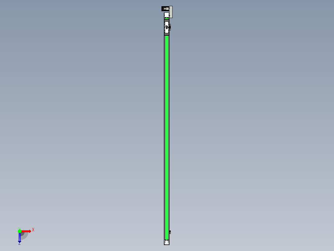 同步带滑台-欧规BC6H-L60-S2600-R-ZP40-D3俯视图