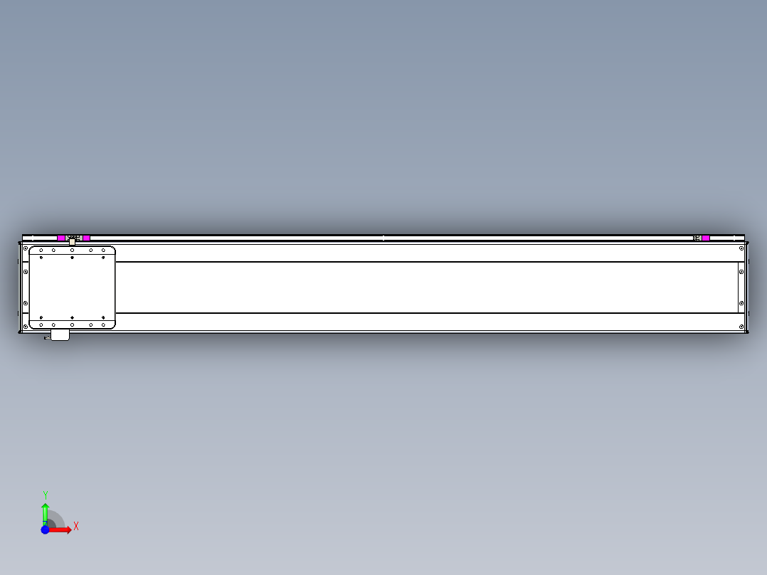 威洛博LC系列3d模型模组LC22H2Y-S1500前视图