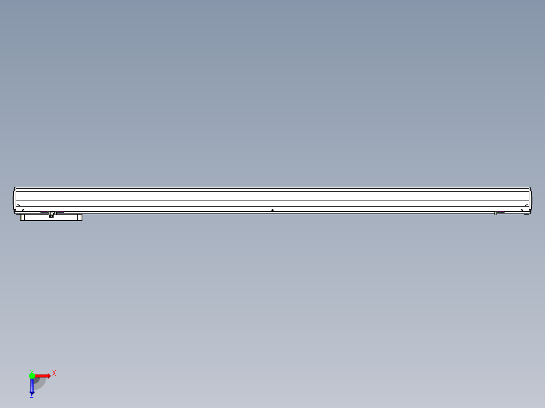 威洛博LC系列3d模型模组LC22H2Y-S1500俯视图