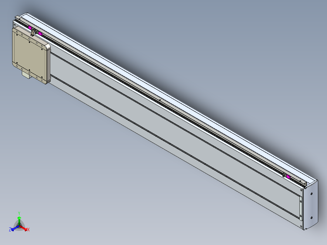 威洛博LC系列3d模型模组LC22H2Y-S1500正等轴测图