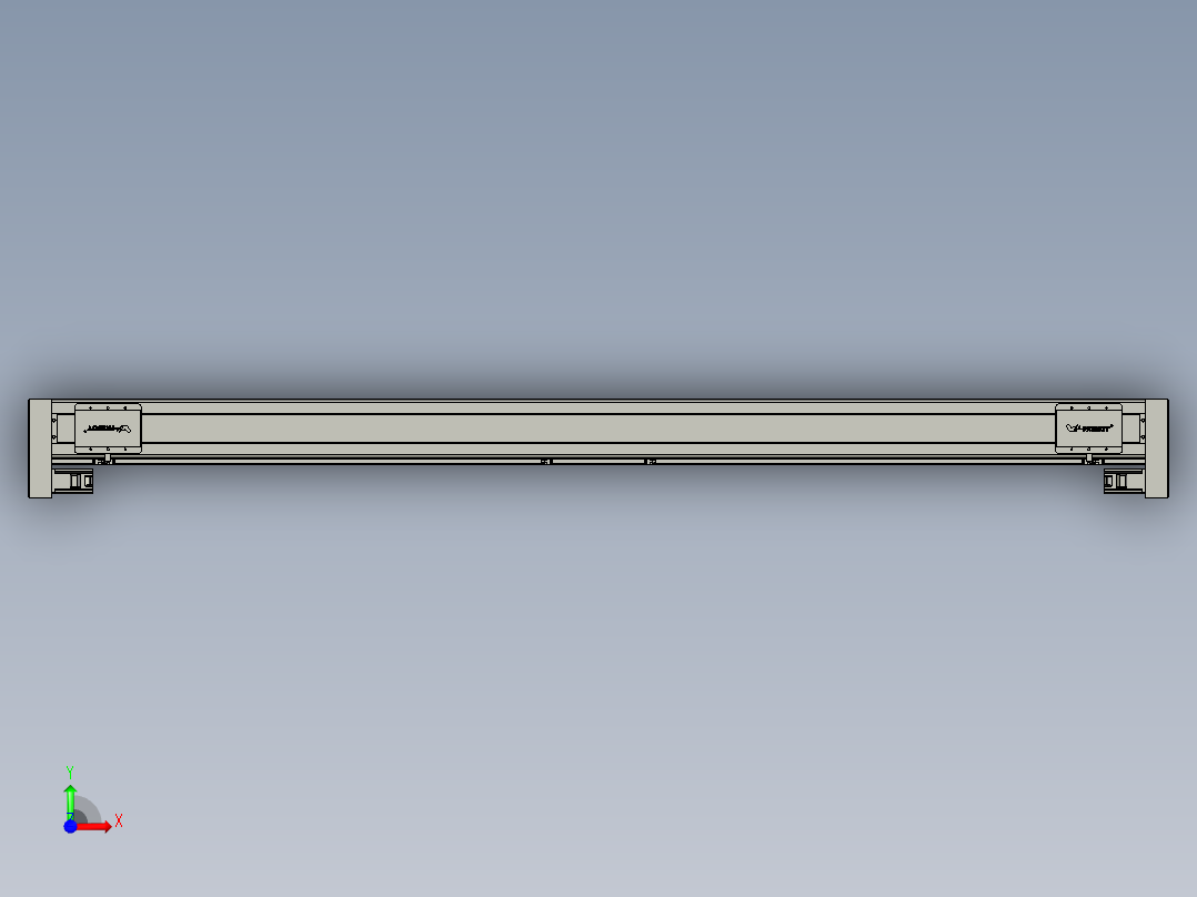 威洛博双电机滑台-VC14D2-S1050-BLR-P40-C6前视图