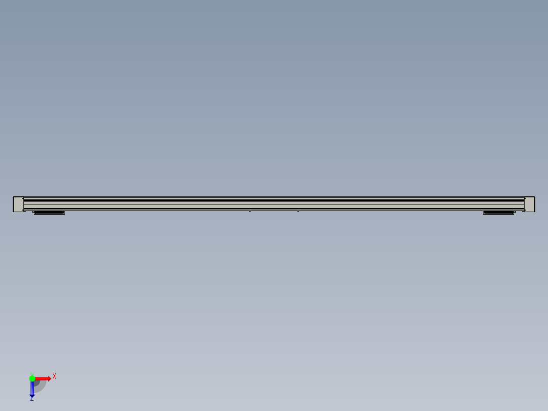 威洛博双电机滑台-VC14D2-S1050-BLR-P40-C6俯视图