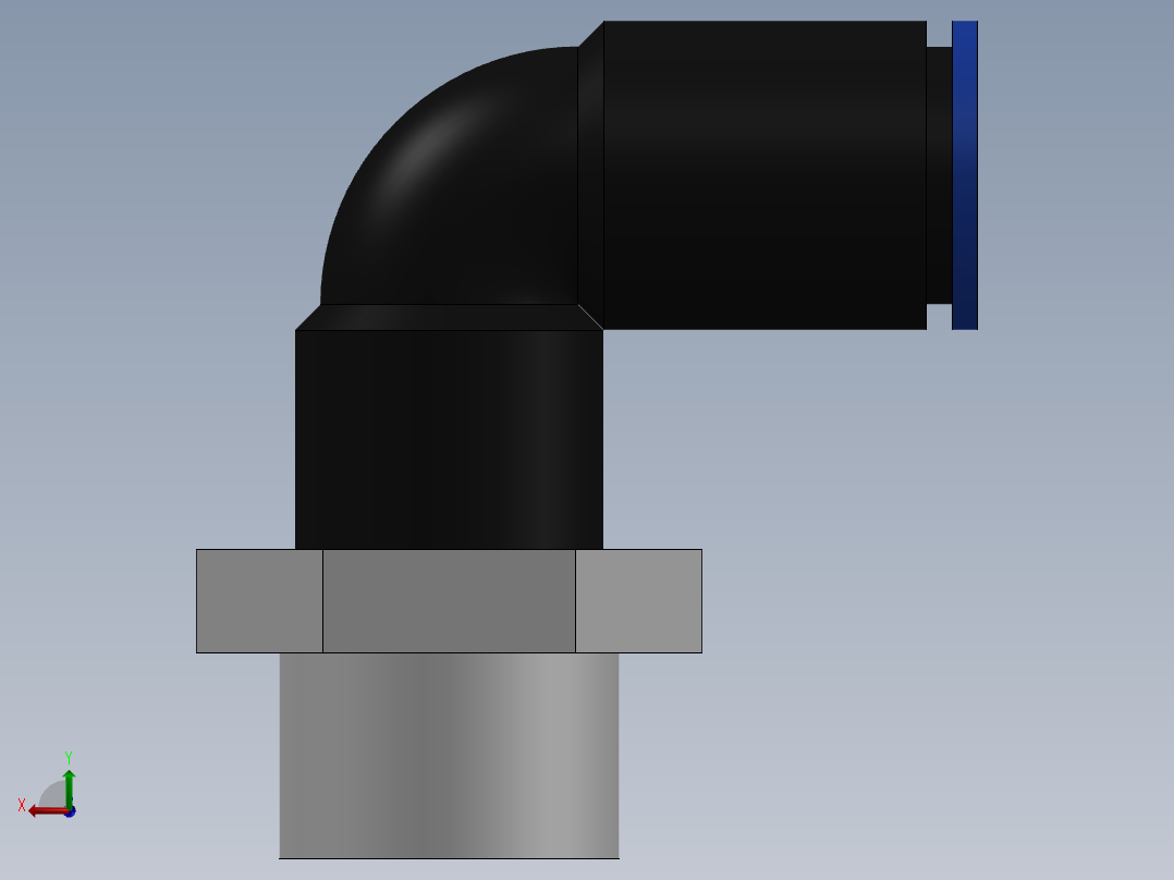 Ø6 x 1-4G COTOVELO 90° MACHO GIRAT. (C02470628)后视图