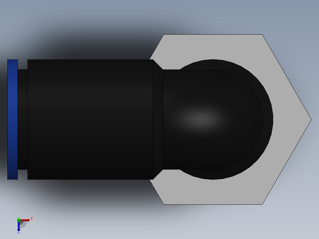 Ø6 x 1-4G COTOVELO 90° MACHO GIRAT. (C02470628)俯视图