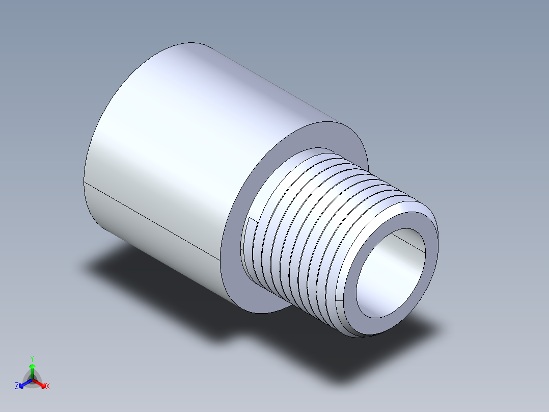 聚氯乙烯配件15-Sch80_MaleAdapter_SxMPT_836-005 _0.5in正等轴测图