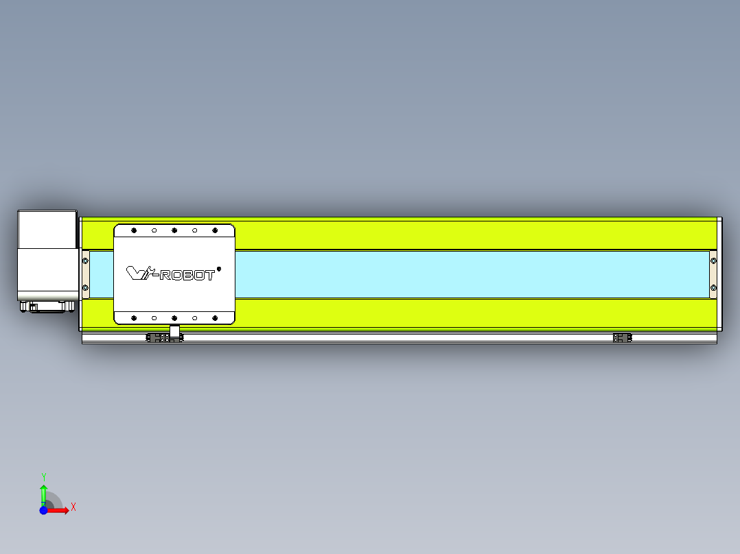 威洛博VBC同步带传动一无尘环境VBC17-L45-S650-BRD-ZP75-C3前视图