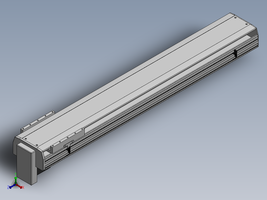 精密模组MY220-T10-1200L-BM-P75B-C4-C正等轴测图