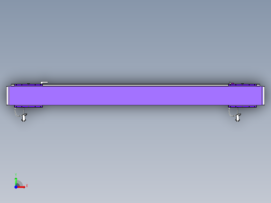 威洛博VL系列直线电机模组-2VL14S3-S1350前视图