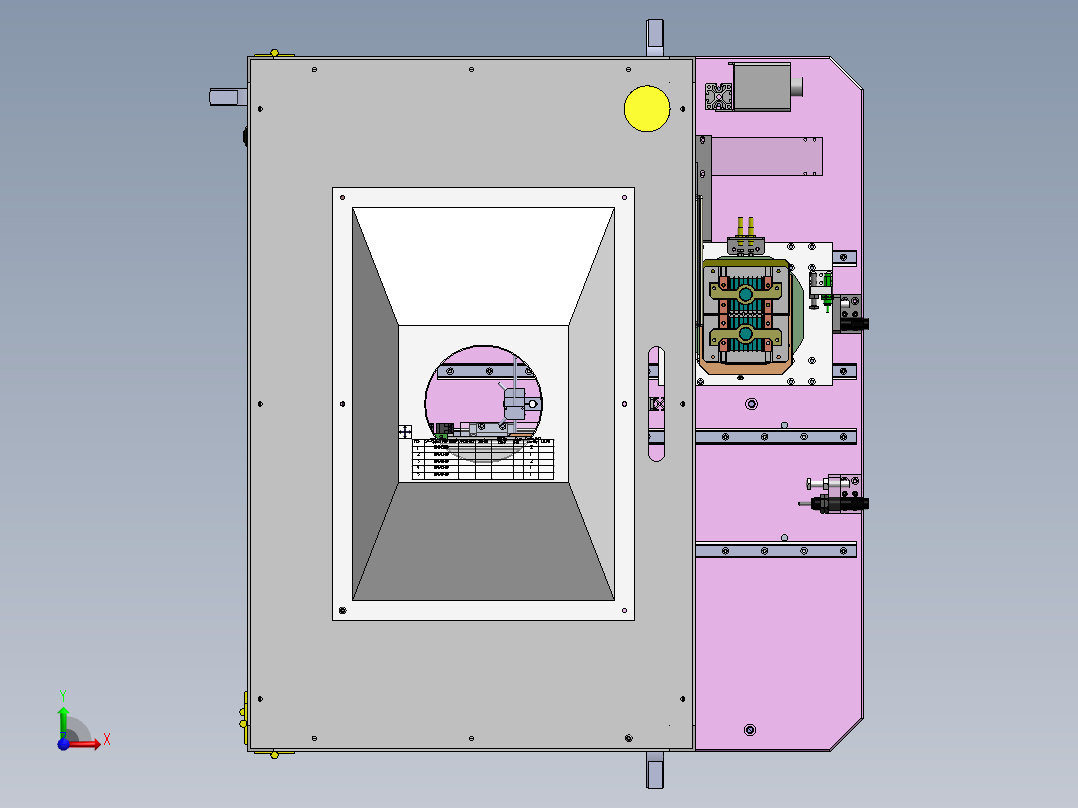 极柱焊接sw22可编辑前视图