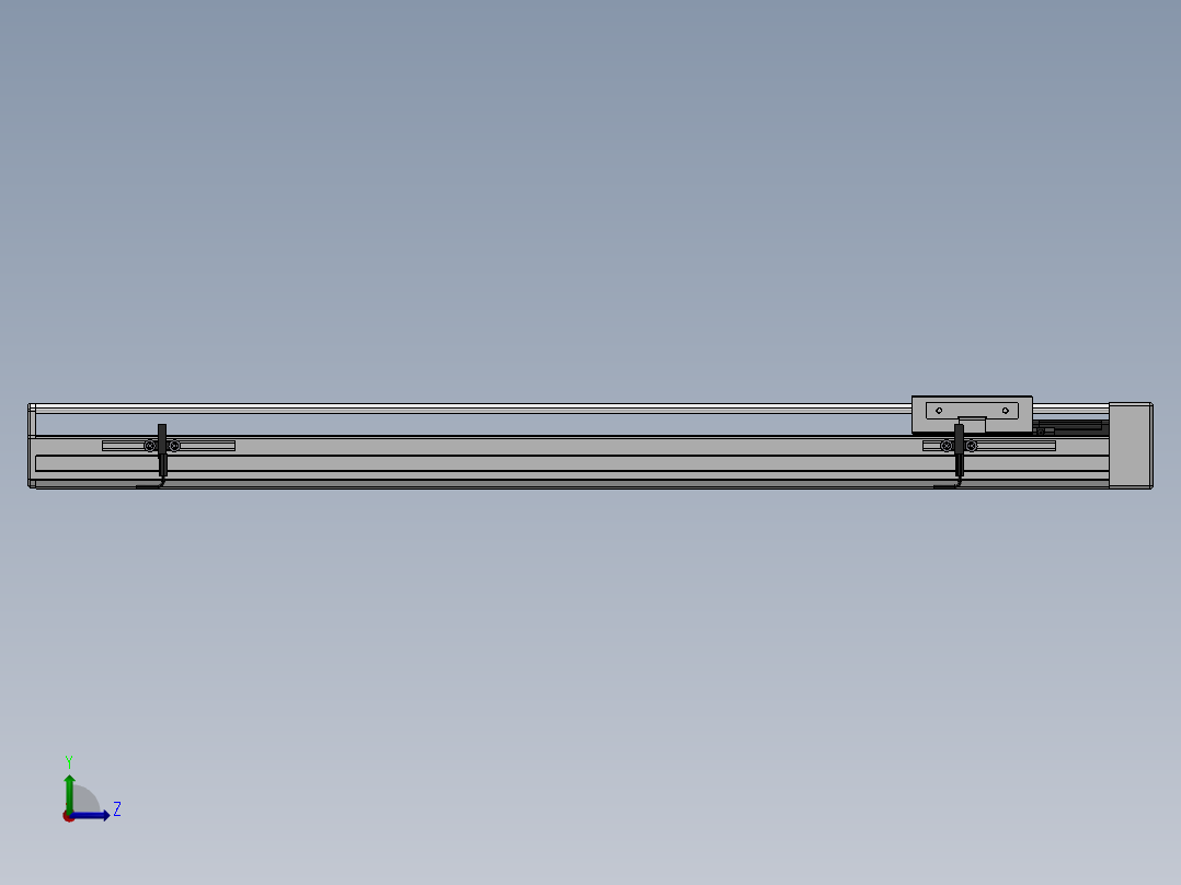 精密模组MY120-T10-600L-BL-P10B-C4-C左视图