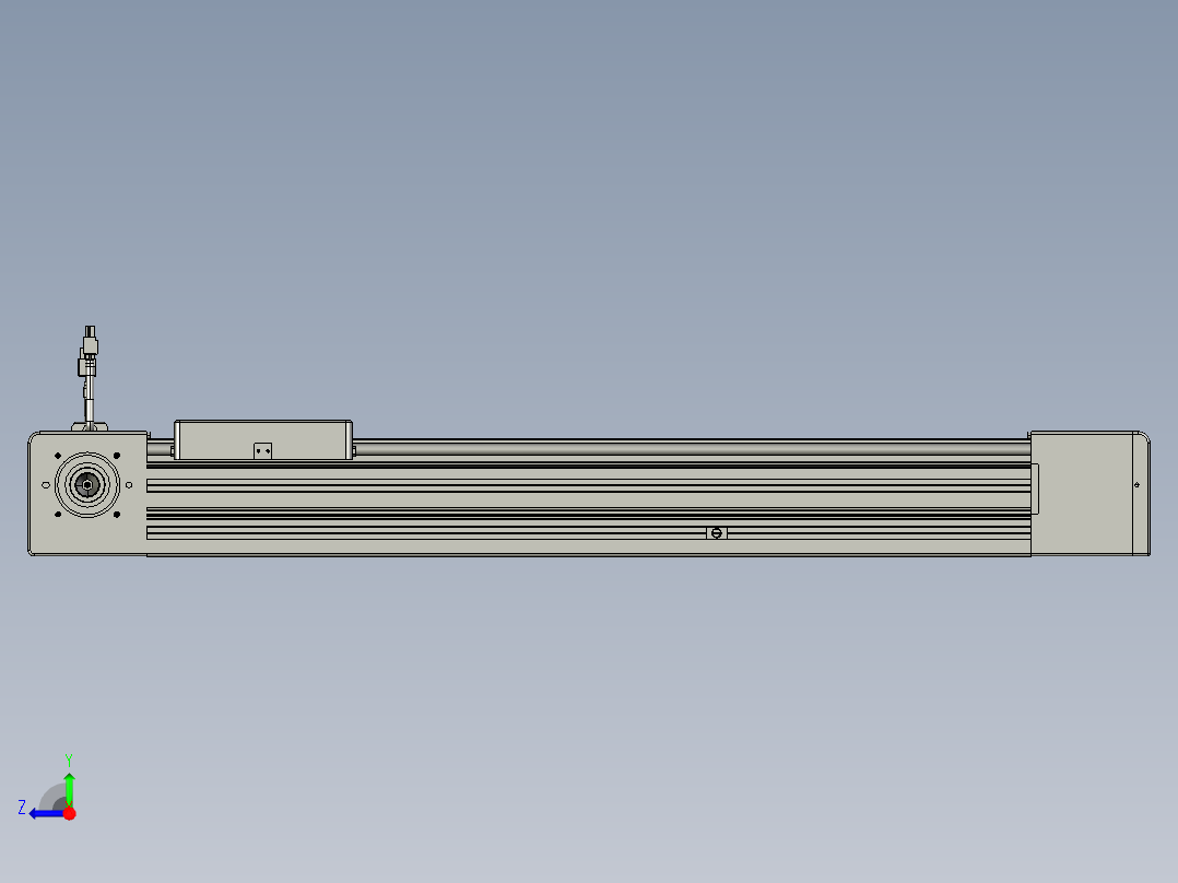 威洛博直线电机模组EB8-L200-S550-R-P75-MS3右视图