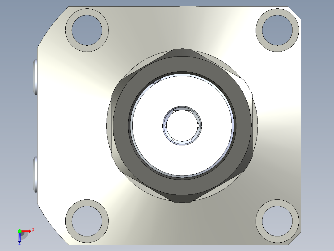 KOSMEKLHS1050-GL-Y60多系列多零件图纸模型俯视图