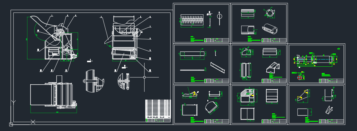 全喂入花生摘果机的设计（含三维+二维+说明书）