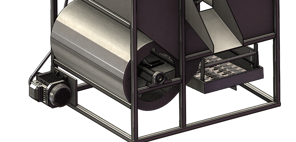 全喂入花生摘果机的设计（含三维+二维+说明书）