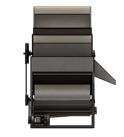 全喂入花生摘果机的设计（含三维+二维+说明书）